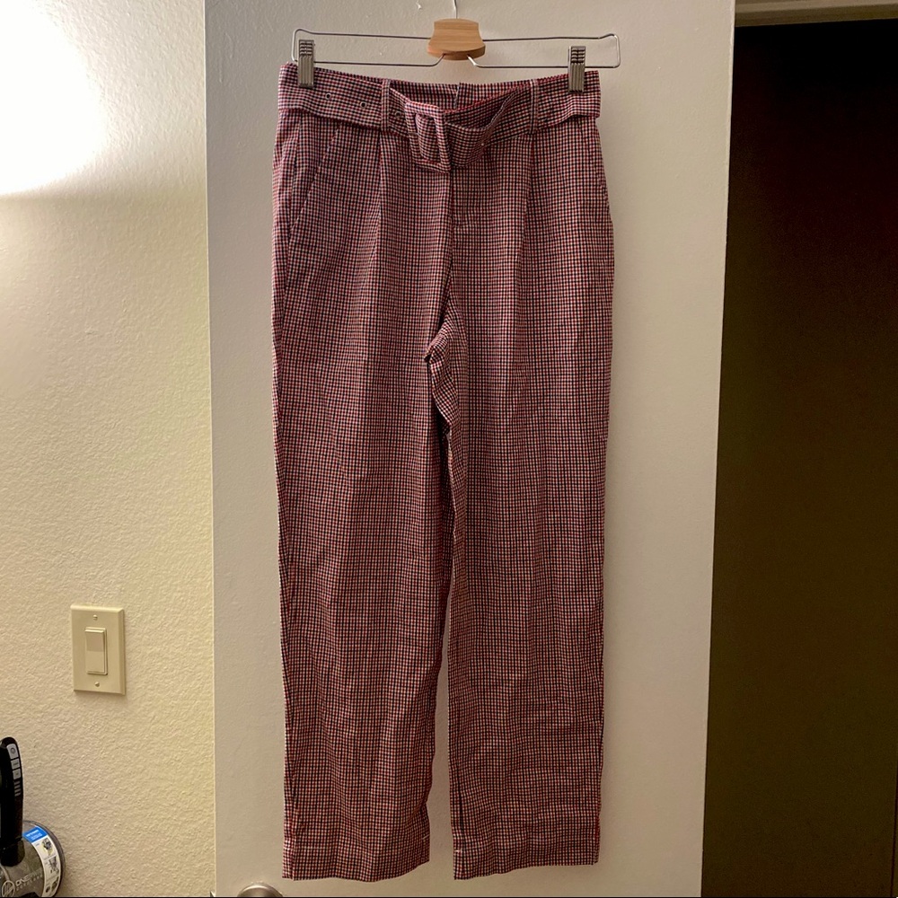 En Saison Gingham Trousers